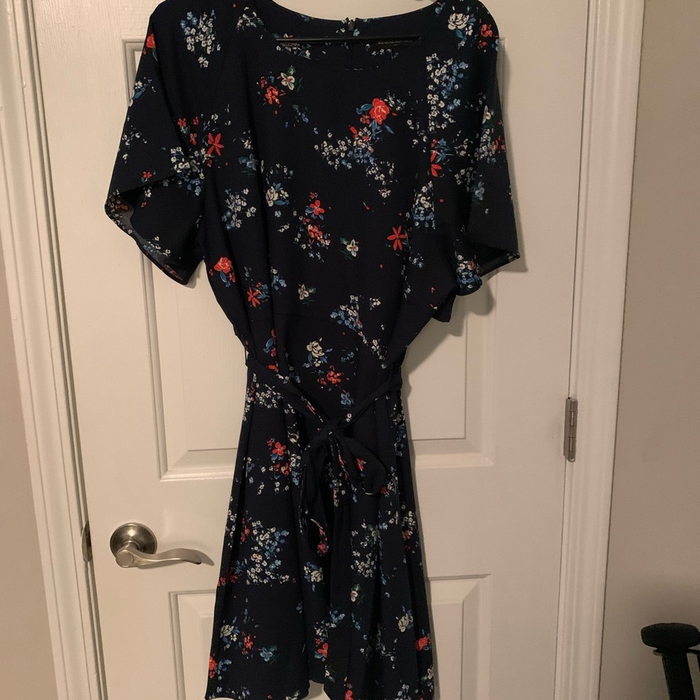 Navy blue dress from Banana Republic